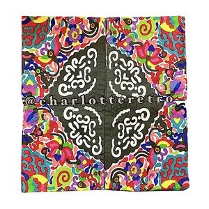 (4) Crate & Barrel | Cloth Table Napkins • Carnivale